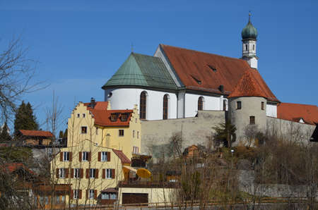 St. Stephan Church in Fuessenの写真素材