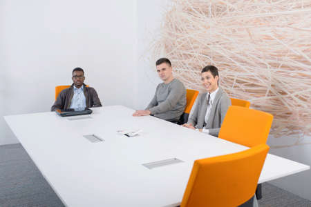 Business people in an office