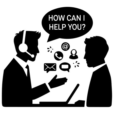 How can I help you? Simple illustration of how can I help you?のイラスト素材