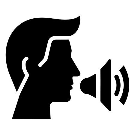 Megaphone icon. Simple illustration of megaphone vector icon for webのイラスト素材