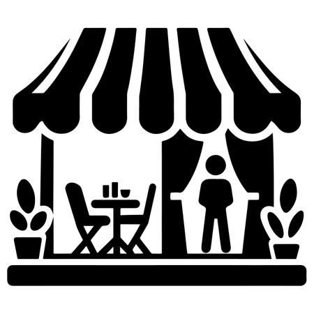 Restaurant icon. Simple illustration of restaurant vector icon for webのイラスト素材