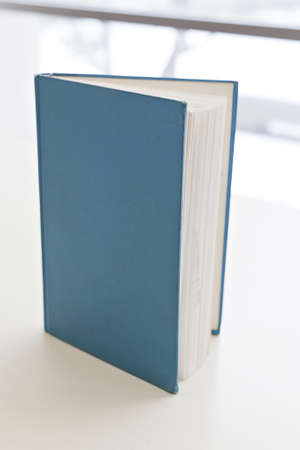 A single blue bookの写真素材
