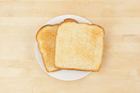 Whole Grain Toast on a background for breakfast