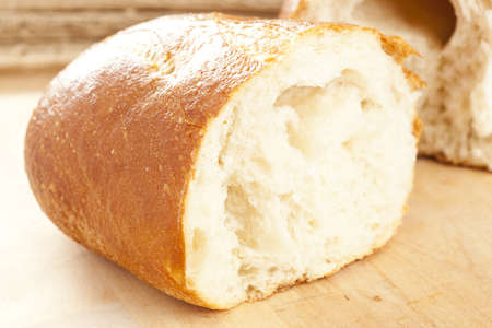 Fresh Organic Sourdough Bread on a background