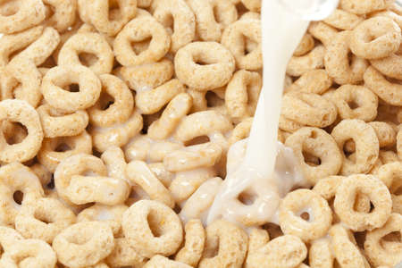 Organic  Whole Wheat Cereal on a background