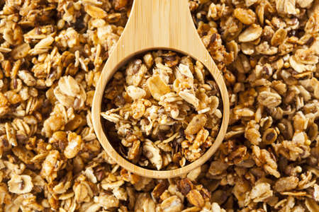 Organic Granola Cereal with oats, flax, almond, and sunflower seeds