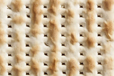 Homemade Kosher Matzo Crackers made with flour and water
