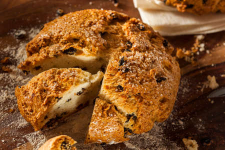 Traditional Irish Soda Bread for St. Patrick's Dayの写真素材
