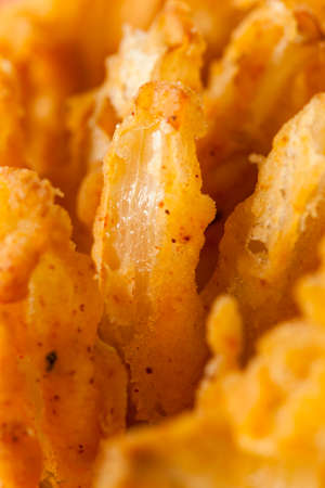 Homemade Fried Bloomin Onion with Dipping Sauce