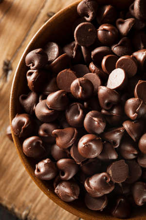 Organic Dark Chocolate Chips Ready for Baking