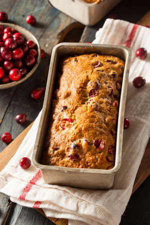 Homemade Festive Cranberry Bread with Fresh Berries