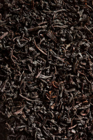 Dry Black Loose Leaf Tea in a Bowl