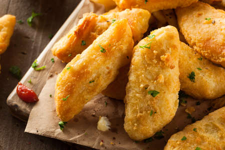Crispy Fish and Chips with Tartar Sauce