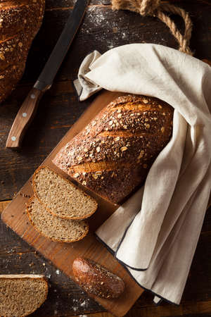 Organic Homemade Whole Wheat Bread Ready to Eat