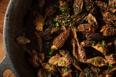 Organic Sauteed Morel Mushrooms REady to Eat