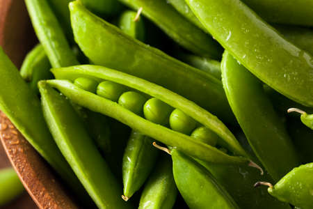Organic Green Sugar Snap Peas Ready to Eat