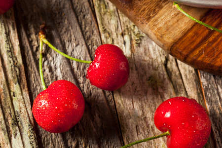 Raw Organic Strawberry Cherries Ready to Eat