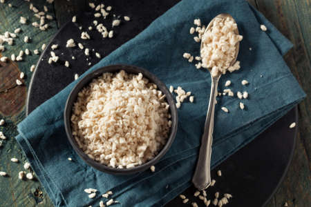 Raw Organic White Koji Rice Ready for Cookingの写真素材