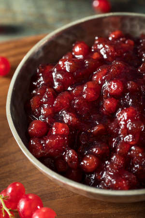 Homemade Organic Red Currant Jam Ready to Eat