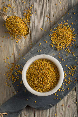 Raw Organic Yellow Bee Pollen for Good Healthの写真素材