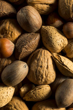 Whole Shelled Organic Mixed Nuts with Walnuts Almonds Pecans and Filberts