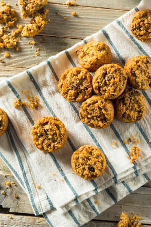 Healthy Homemade Muffin Breakfast Bites with Chia Chocolate and Nuts
