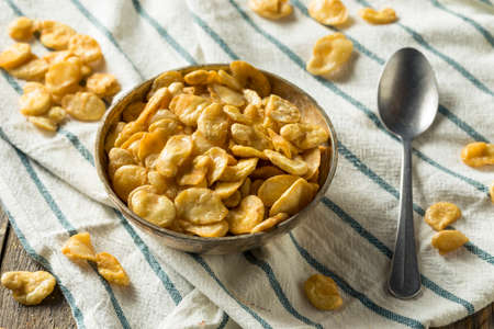 Homemade Salty Roasted Fava Beans in a Bowl