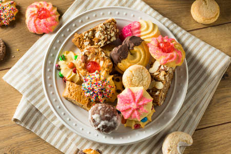 Homemade Sweet Assorted Italian Cookies Ready to Eat