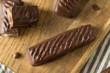 Sweet Homemade Milk Chocolate Candy Bars with Caramel