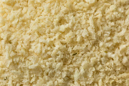 Homemade Spiced Panko Bread Crumbs in a Bowlの写真素材