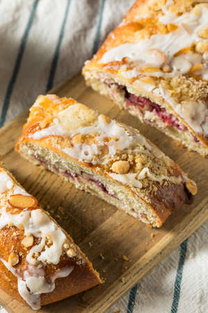 Sweet Homemade Coffee Cake Strudel for Breakfast