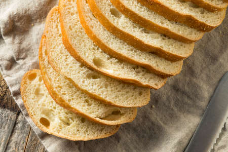 Homemade Sliced Sourdough Bread Ready to Eat
