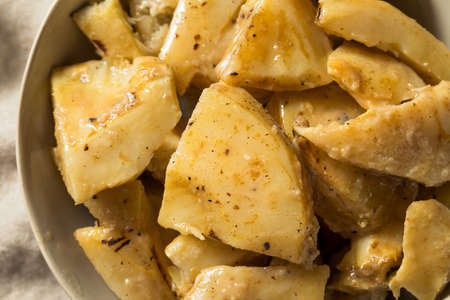 Organic Marinated Artichoke Hearts in a Bowl