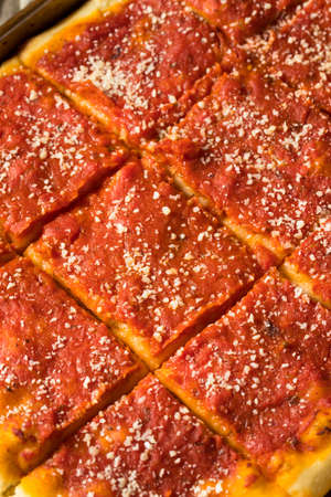Homemade Philadelphia Tomato PIe with Grated Cheeseの写真素材