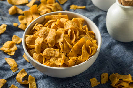 Crunchy Salt Corn Chips Ready to Eat