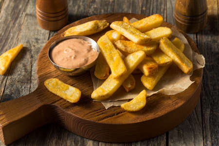 Idaho Fry Sauce with French Fries Ready to Eat