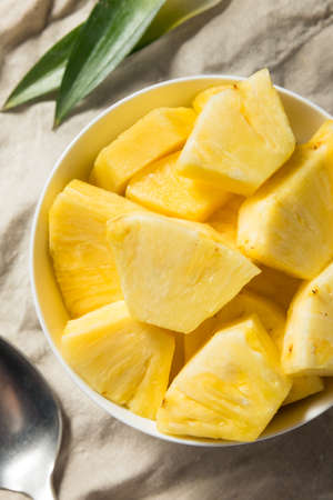 Healthy Organic Pineapple Slices Ready to Eat