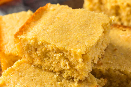 Sweet Homemade Corn Bread Ready to Eat