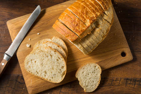 Homemade Organic Sliced Sourdough Bread Ready to Eat
