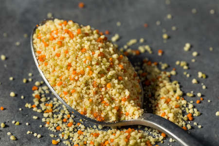Raw Organic Moroccan Couscous in a Bowl