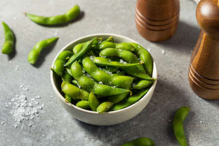 Organic Green Edamame Beans with Sea Salt