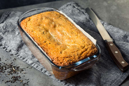 Homemade Earl Grey Tea Bread Loaf Ready to Eat
