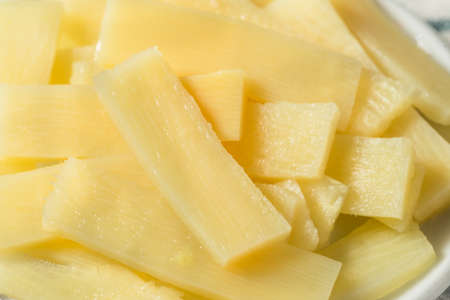 Healthy Canned Bamboo Shoots in a Bowl