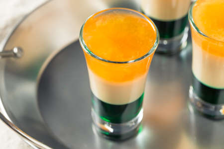 Boozy St Patricks Day Irish Flag Shots Ready to Drink