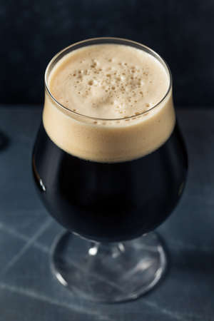 Cold Refreshing Irish Stout Beer in a Glass