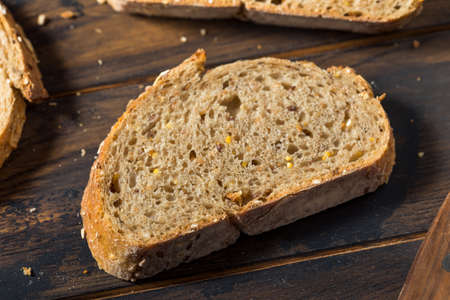 Homemade Fresh Wheat Bread Loaf with Whole Grain