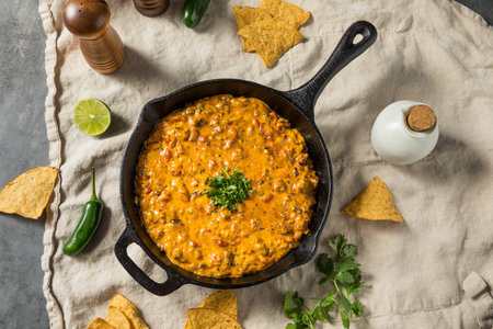 Homemade Smoked Queso Dip with Tortilla Chips