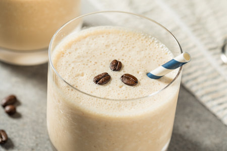 Boozy Frozen White Russian Cocktail with Vodka