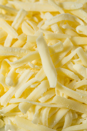 Skim Shredded Mozzarella Cheese in a Bowl