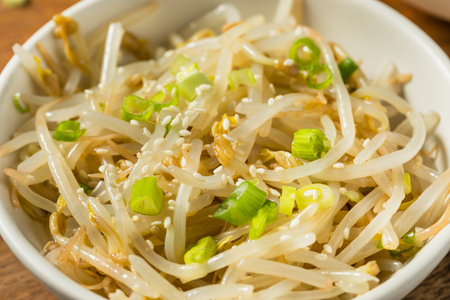Korean Mung Bean Sukjunamul Muchim Banchan Side Dishの写真素材